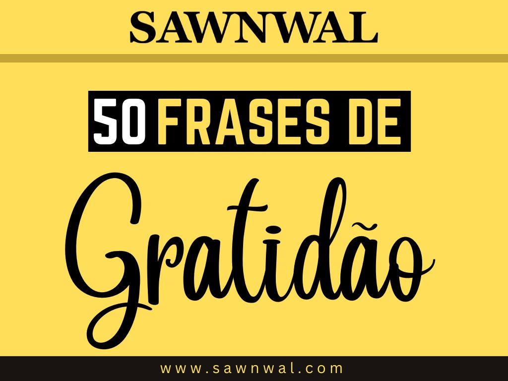 50 Frases de Gratidão:
